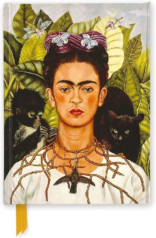 Frida Kahlo: Self Portrait with Thorn Necklace and Hummingbird (Foiled Journal)