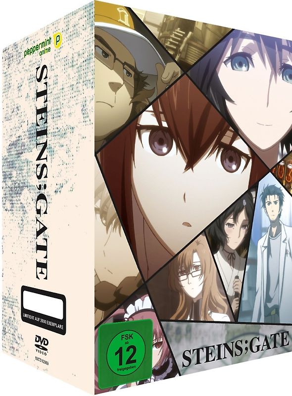 Steins; Gate - Vol. 1 [Limited Edition, inkl. Sammelschuber, 2 DVDs] DVD