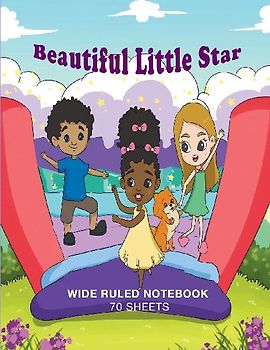 Beautiful Little Star Ruled Notebook