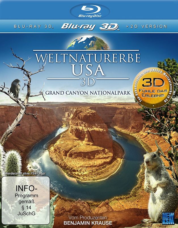 Weltnaturerbe USA - Grand Canyon Nationalpark 3D 3D Blu-ray Disc