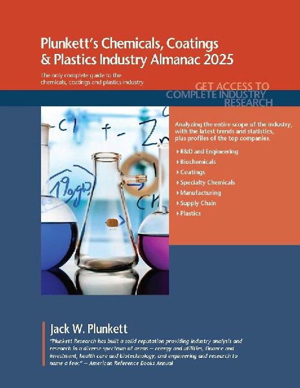 Plunkett's Chemicals, Coatings & Plastics Industry Almanac 2025