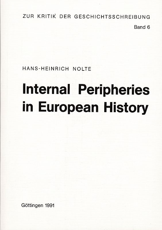 Internal Peripheries in European History