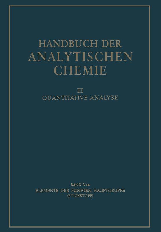 Elemente der fünften Hauptgruppe