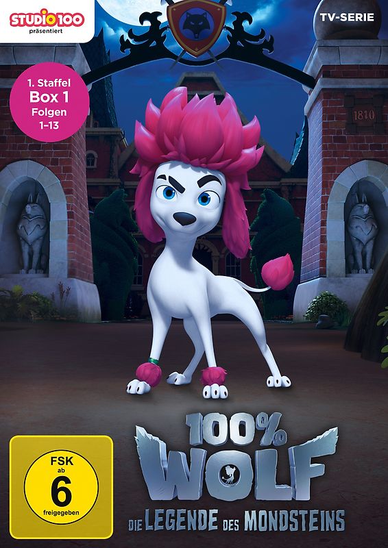 100% Wolf-Die Legende des Mondsteins-St.1- DVD