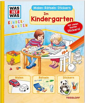 WAS IST WAS Kindergarten Malen Rätseln Stickern Im Kindergarten