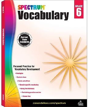 Spectrum Vocabulary, Grade 6