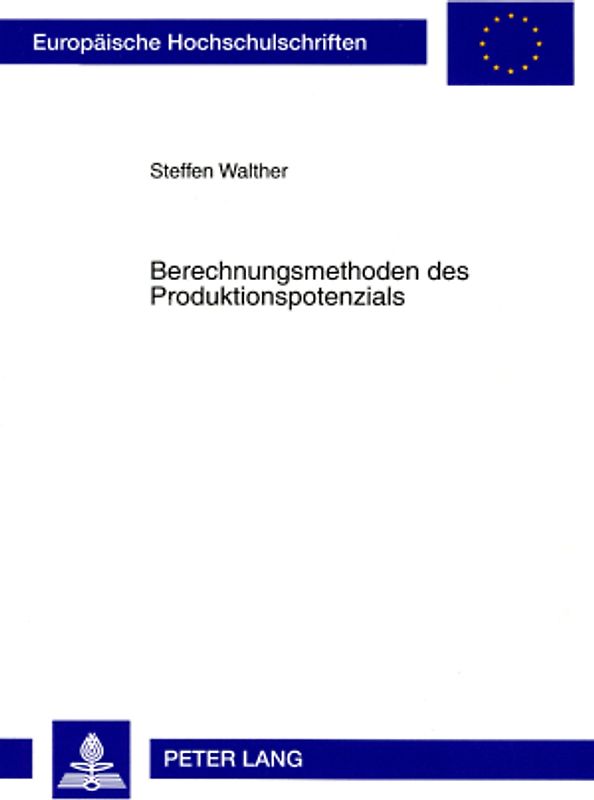 Berechnungsmethoden des Produktionspotenzials