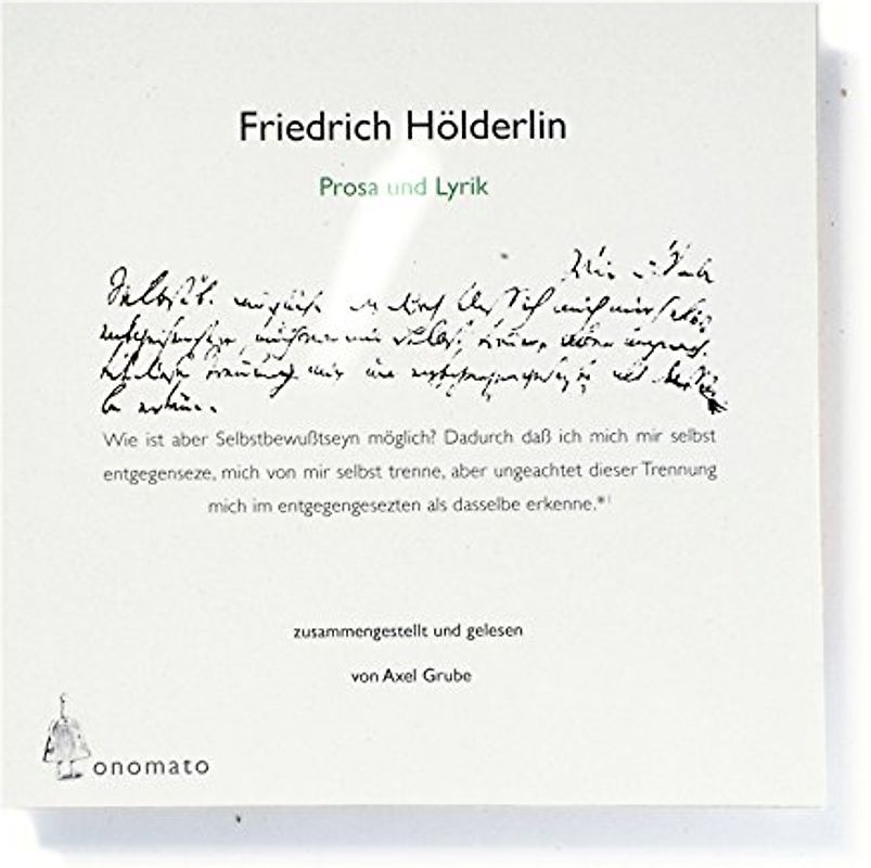 Friedrich Hölderlin − Lyrik und Prosa