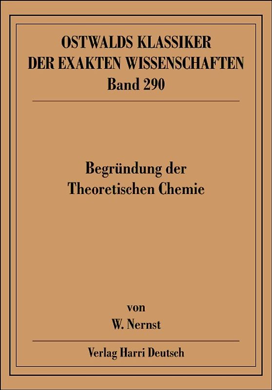 Begründung der Theoretischen Chemie