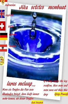 Jika setetes membuat laras meluap... Indonesisch English German