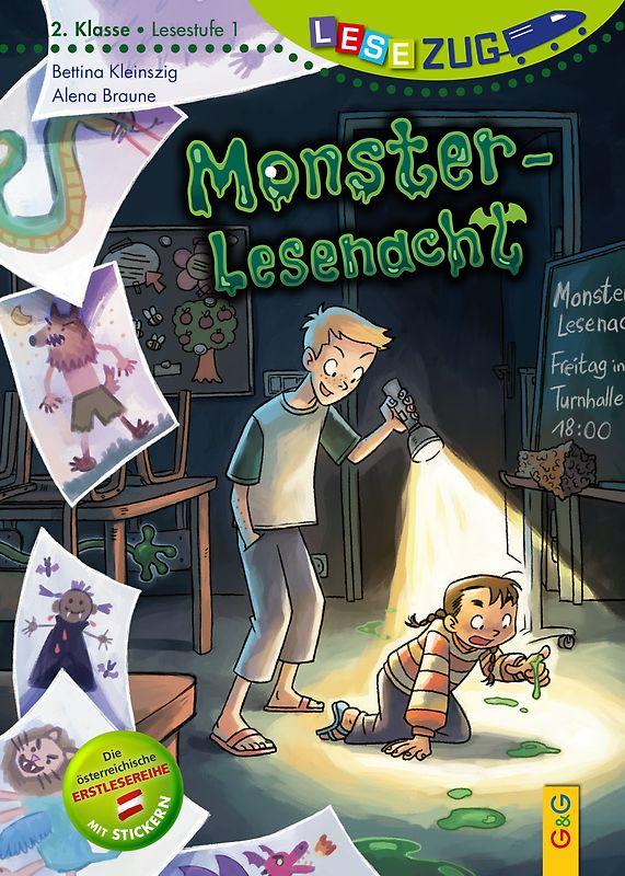 LESEZUG/2. Klasse – Lesestufe 1: Monster-Lesenacht
