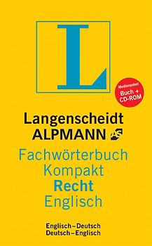 Langenscheidt Fachwörterbuch Kompakt & e-Fachwörterbuch 4.0 (Medienpaket) Recht  Englisch - Buch und CD-ROM