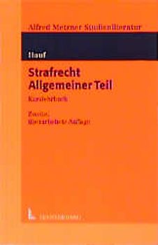 Strafrecht - Allgemeiner Teil