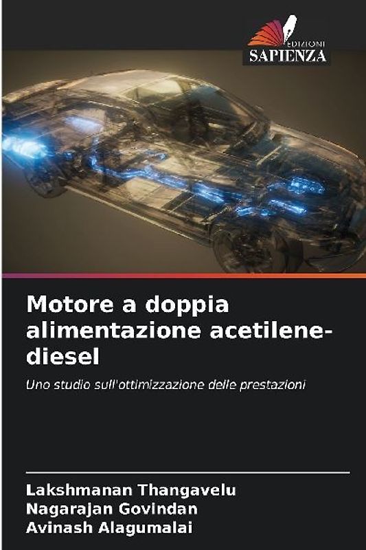 Motore a doppia alimentazione acetilene-diesel
