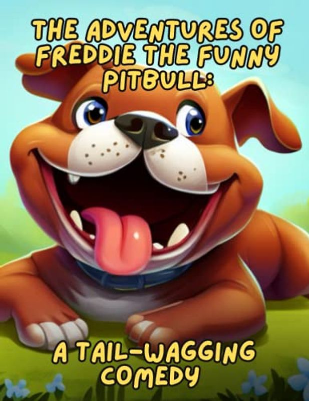 The Adventures of Freddie the Funny Pitbull - A Tail Wagging Comedy: Short Story for kids about Pitbull, Gift for kids