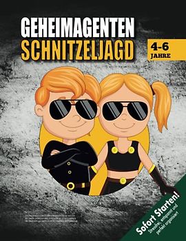 Geheimagenten Schnitzeljagd Kindergeburtstag 4-6 Jahre: Kreativ geplante Schatzsuche mit lustigen Hinweisen und spannender Fallermittlung mit Fußspuren & Fingerabdrücken (Bravo Schatzsuche)