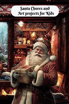 Santa Chores and Art Projects For Kids: Christmas Activity Book For Kids 5-7