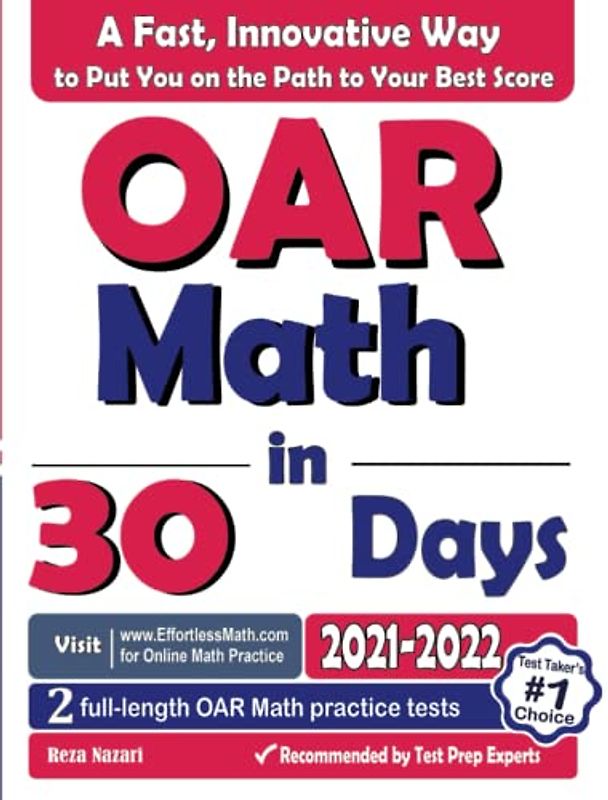 OAR Math in 30 Days: The Most Effective OAR Math Crash Course