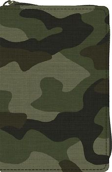 ESV Compact Bible (Canvas with Zipper, Camo Design)