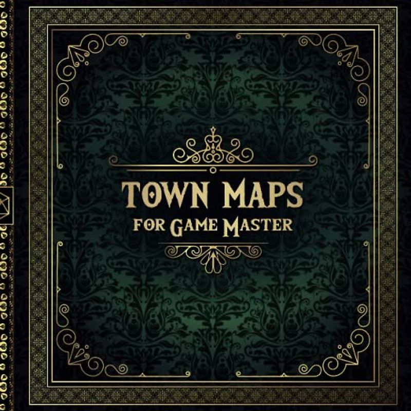 Town Maps for Game Master: 50 Unique and Customizable Regional Maps for Tabletop Role-Playing Games (RPG Maps for Game Master)