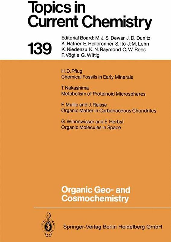 Organic Geo- and Cosmochemistry