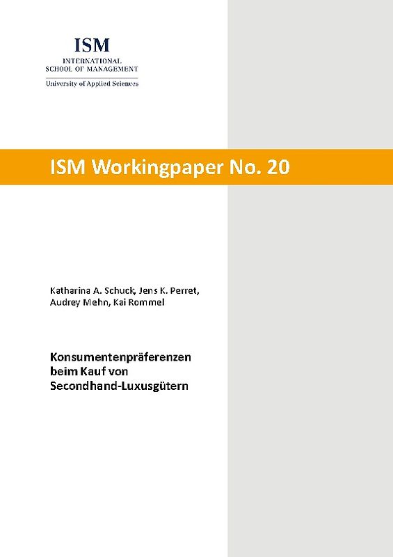 Konsumentenpräferenzen beim Kauf von Secondhand-Luxusgütern