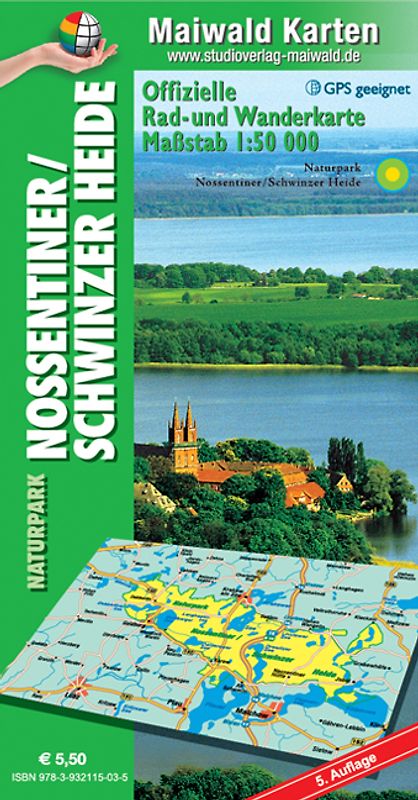 Nossentiner/Schwinzer Heide = Offizielle Rad- u. Wanderkarte Naturpark Nossentiner/Schwinzer Heide