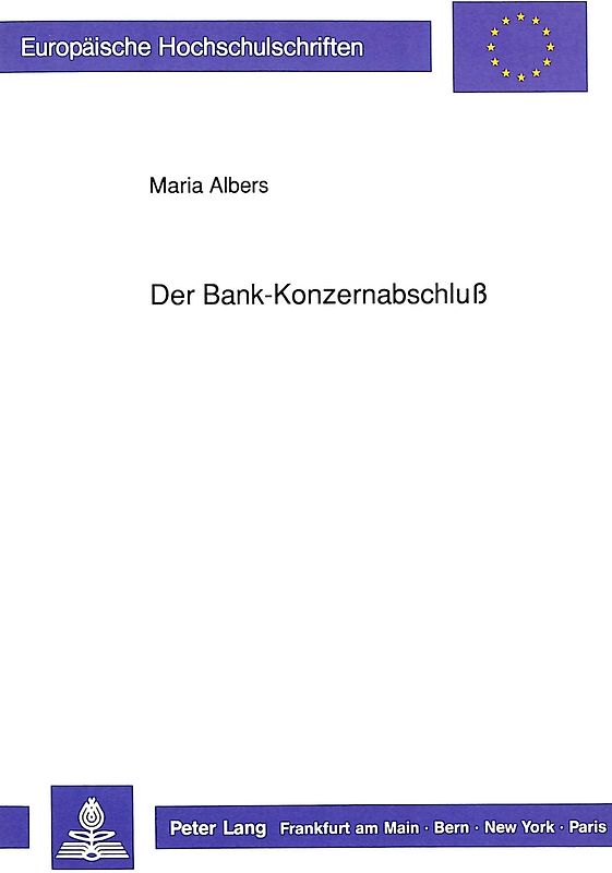 Der Bank-Konzernabschluß