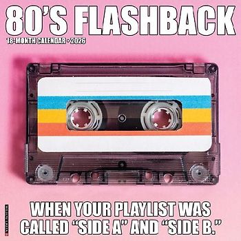 80's Flashback 2026 12 X 12 Wall Calendar