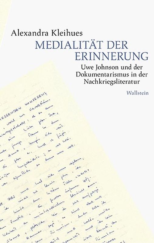 Medialität der Erinnerung