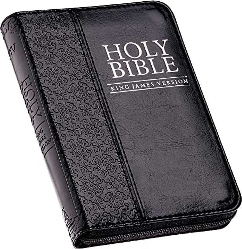 KJV Mini Pocket Edition: Zippered Black