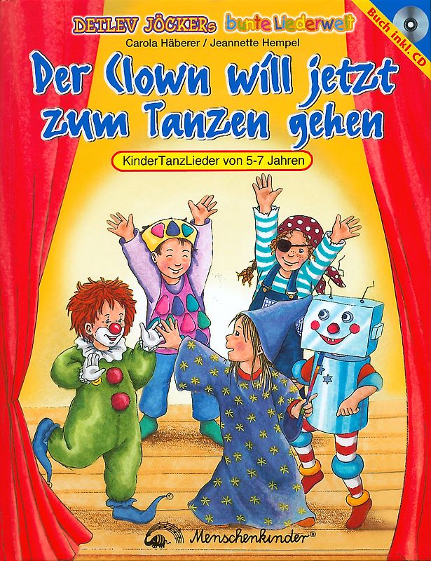 Der Clown will jetzt zum Tanzen Gehen