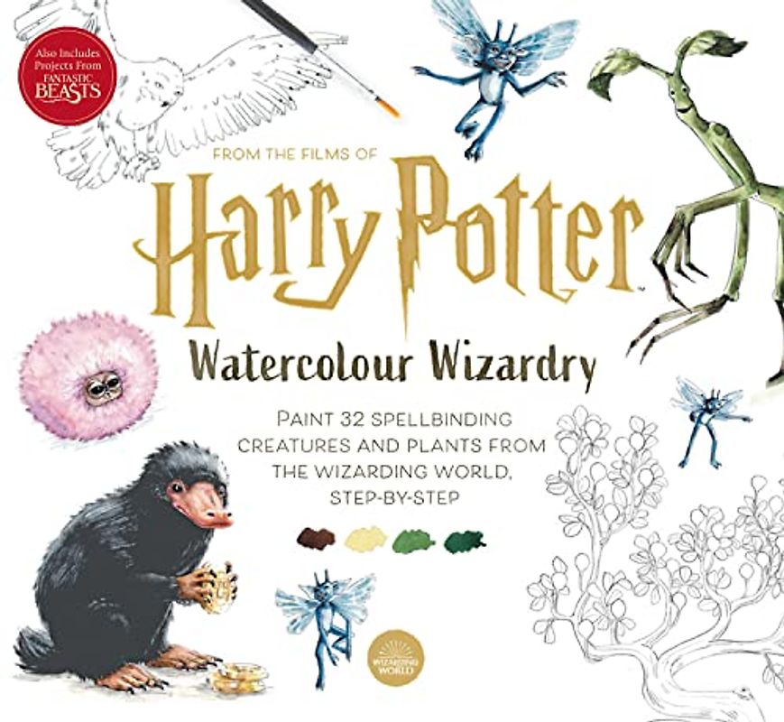 Harry Potter Watercolour Magic Book Two: Flora and Fauna of the Wizarding World