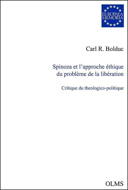 Spinoza et l'approche éthique du problème de la libération.