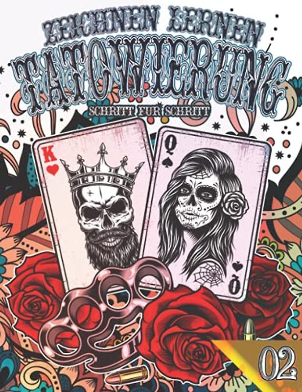 Tätowierung 02: Zeichnen Lernen Schritt für Schritt: Kollektion Moderne Tattoos zum Entwerfen von Stress und Angst | anxiety Tattoos und Designs für ... und Schulanfangsgeschenk für Tattoo-Liebhaber