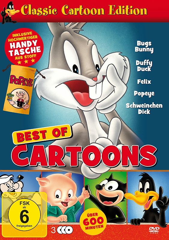 Classic Cartoon Edition - Best of Cartoons [3 DVDs] DVD