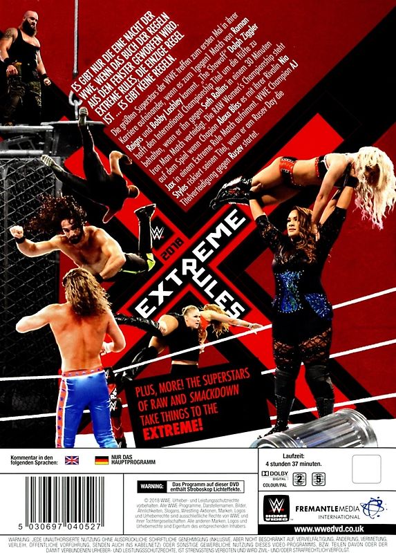 WWE: Extreme Rules 2018 DVD
