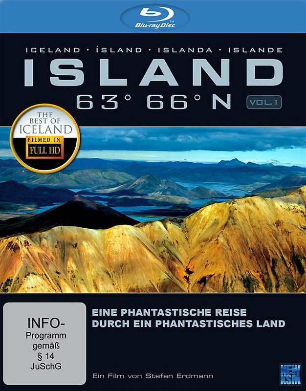 Island 63° 66° N - Eine phantastische Reise durch ein phantastisches Land Blu-ray Disc