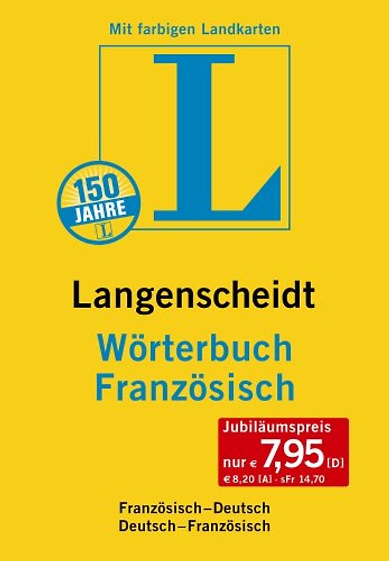 Langenscheidt Wörterbuch Französisch zum Jubiläumspreis. Französisch-Deutsch /Deutsch-Französisch