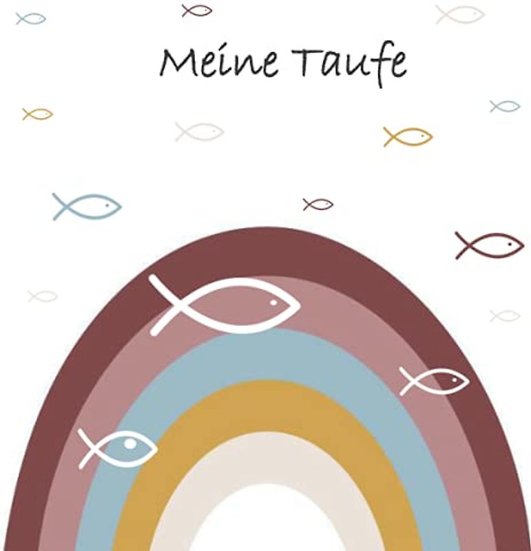 Meine Taufe Gästebuch: Ein tolles Geschenk für das Patenkind zur Taufe von der Patentante oder dem Patenonkel. Modernes Erinnerungsalbum mit Platz für ... Neutrales, aber christliches Design.