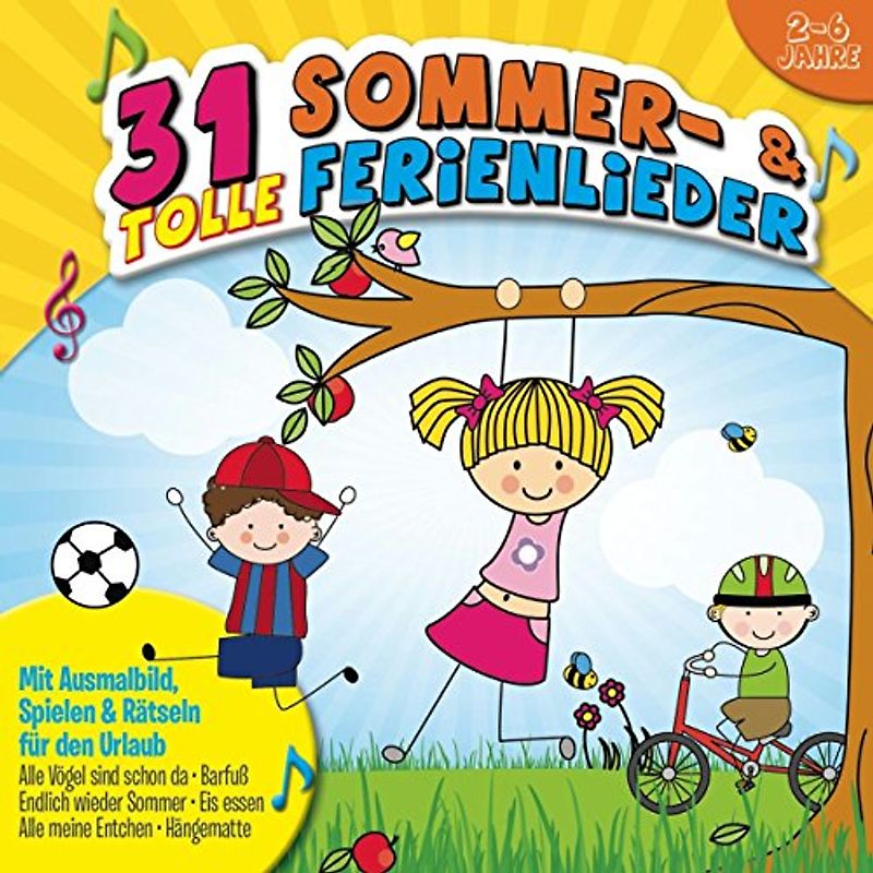Phil,Ina & die Kita-Kinder - 31 Tolle Sommer-& Ferienlieder