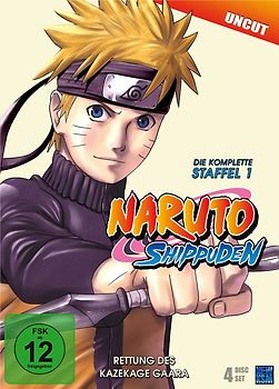 Naruto Shippuden, Staffel 1 - Rettung des Kazekage Gaara (uncut) [4 DVDs] DVD