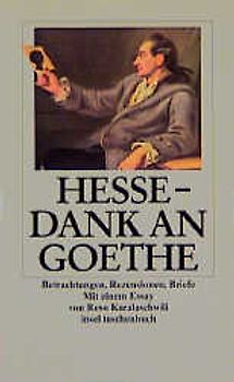 Dank an Goethe