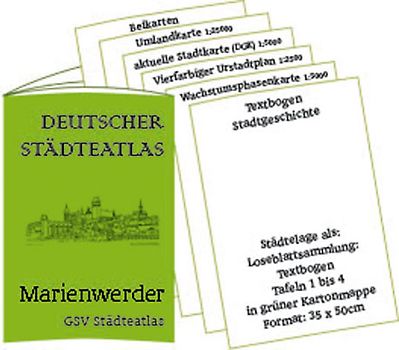Stadtmappe Marienwerder - Deutscher Städteatlas