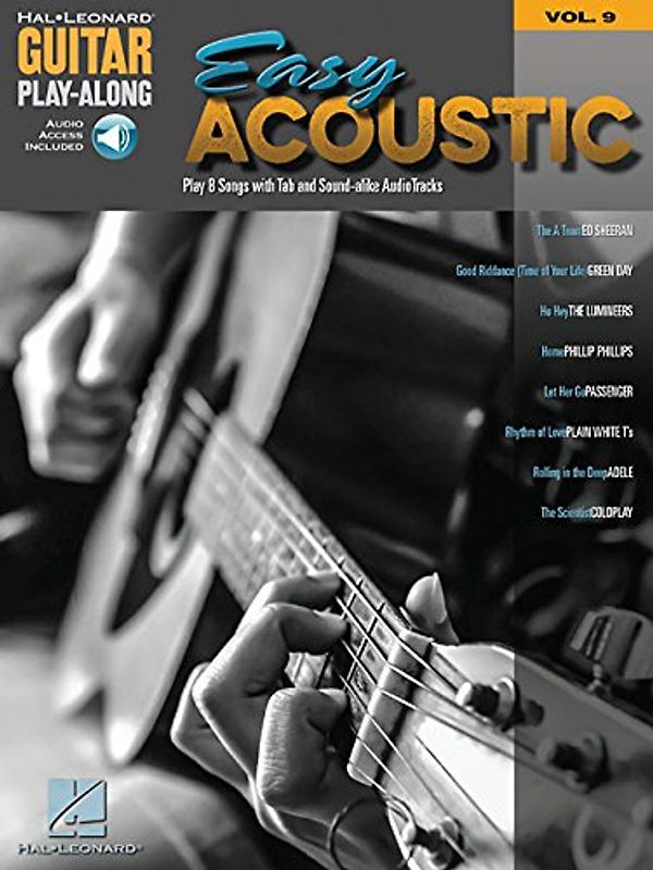 Easy Acoustic Songs (Hal Leonard Guitar Play-Along, Band 9): Guitar Play-Along Volume 9 (Hal Leonard Guitar Play-Along, 9, Band 9)