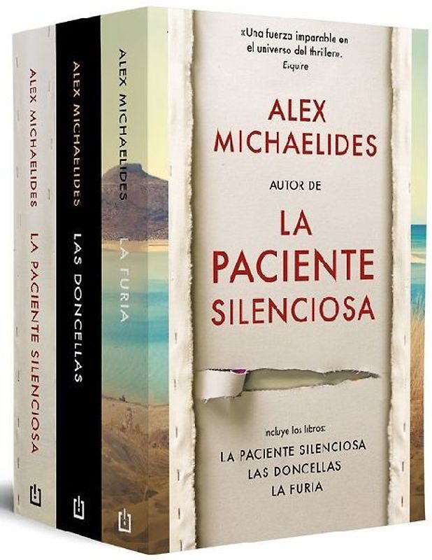 Pack Alex Michaelides (Contiene: La Paciente Silenciosa; Las Doncellas; La Furia) / Pack Alex Michaelides (Contains: The Silent Patient, the Maidens, the Fury)