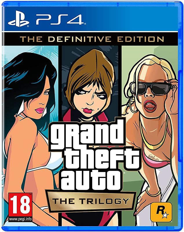 Grand Theft Auto: The Trilogy [The Definitive Edition, EU Import] PlayStation 4