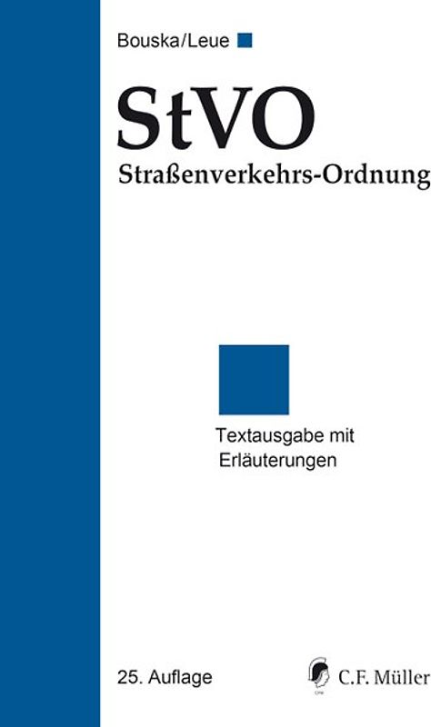 StVO Straßenverkehrs-Ordnung