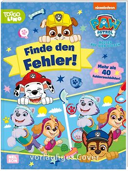 PAW Patrol Kindergartenheft: Finde den Fehler!