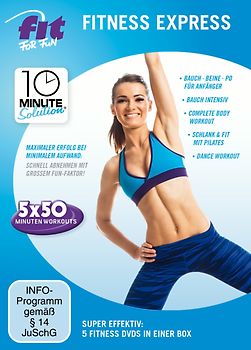 Fit for Fun - 10 Minute Solution: Fitness Express [5 Discs] DVD